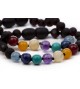 Amber teething bracelet - Gemstone - Topaz - semi precious stones 